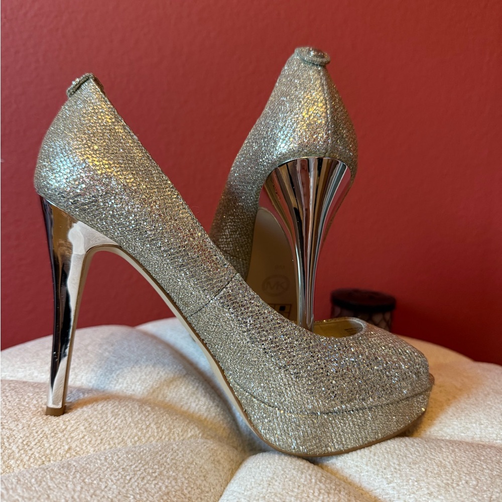 Michael Kors Silver High Heels